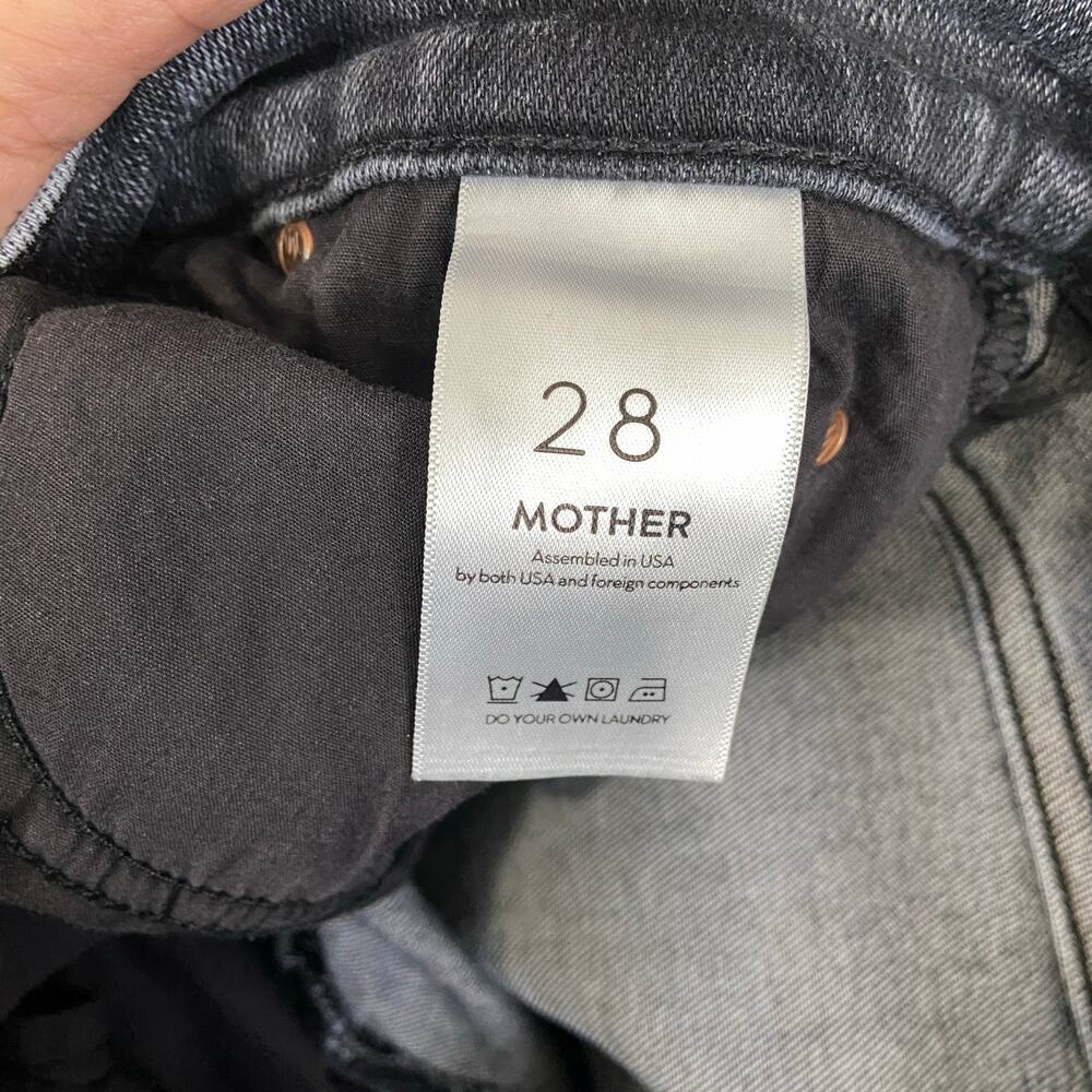 Mother Jeans High Waisted Rascal Ankle Snippet Train Stops Wash Size 28 - Picture 13 of 16